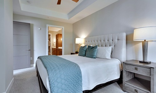 Bedroom options to fit every lifestyle bedroom with bed and lamps